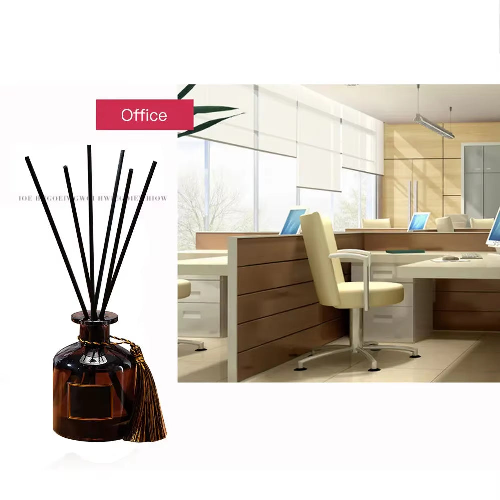 Fragrance Decoration Rattan Sticks Purifying Air Aroma Diffuser Set Aromatherapy Living Room Office No Fire Essential Oil 50Ml