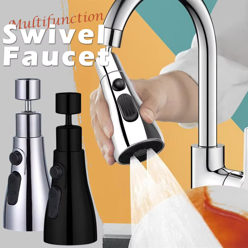3In1 Faucet Sprayer Pull Out Kitchen Leakproof 360 Degree Ajustable Sink Tap Bathroom Basin Replacement Spray Head High-Quality