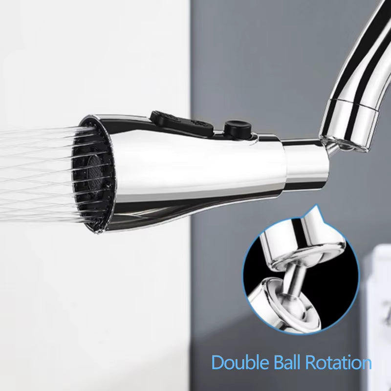 3In1 Faucet Sprayer Pull Out Kitchen Leakproof 360 Degree Ajustable Sink Tap Bathroom Basin Replacement Spray Head High-Quality