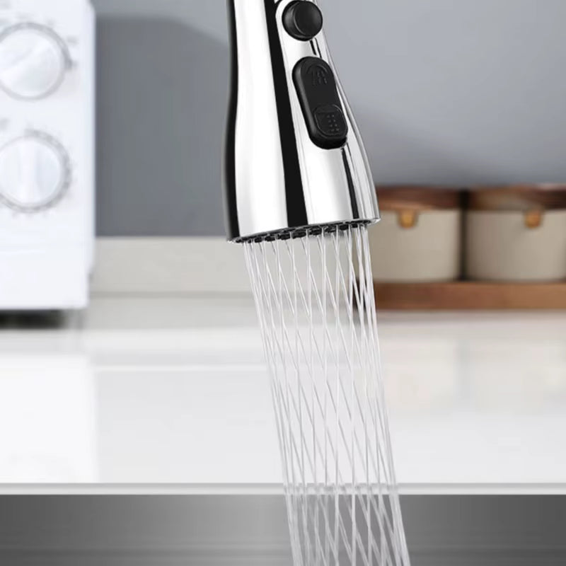 3In1 Faucet Sprayer Pull Out Kitchen Leakproof 360 Degree Ajustable Sink Tap Bathroom Basin Replacement Spray Head High-Quality
