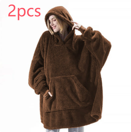Oversized Cozy Hoodie Blanket