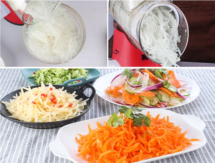 Manual Vegetable Slicer & Spiral Cutter