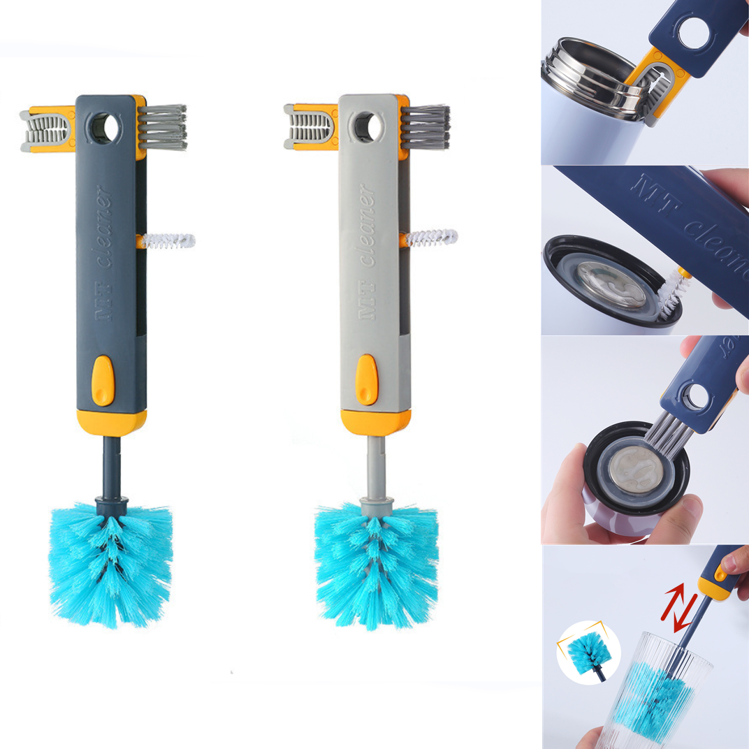 4 In 1 Bottle Gap Cleaner Brush Multifunctional Cup Cleaning Brushes