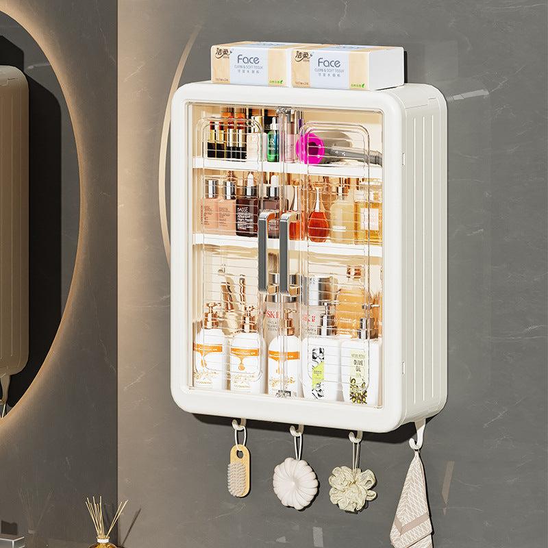 Bathroom Storage Rack Wall-mounted Cosmetics Storage Cabinet