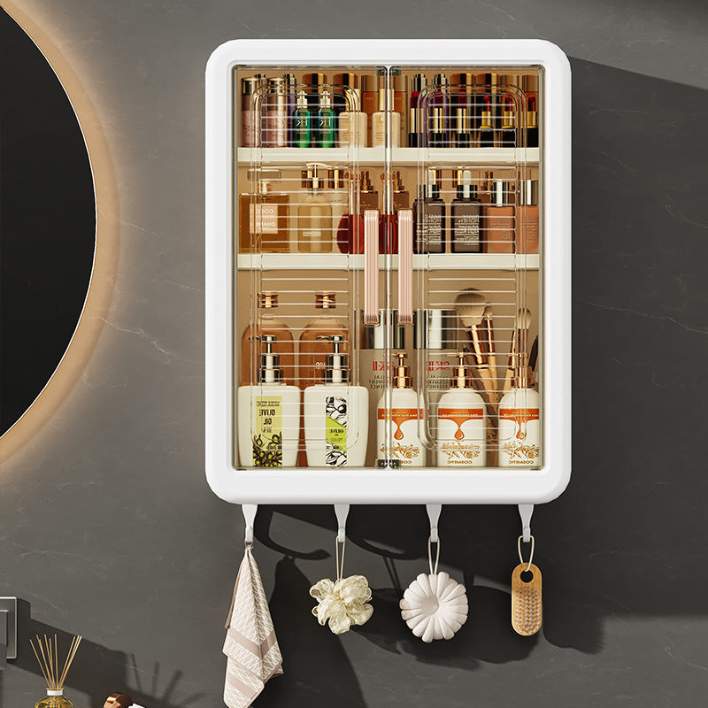 Bathroom Storage Rack Wall-mounted Cosmetics Storage Cabinet