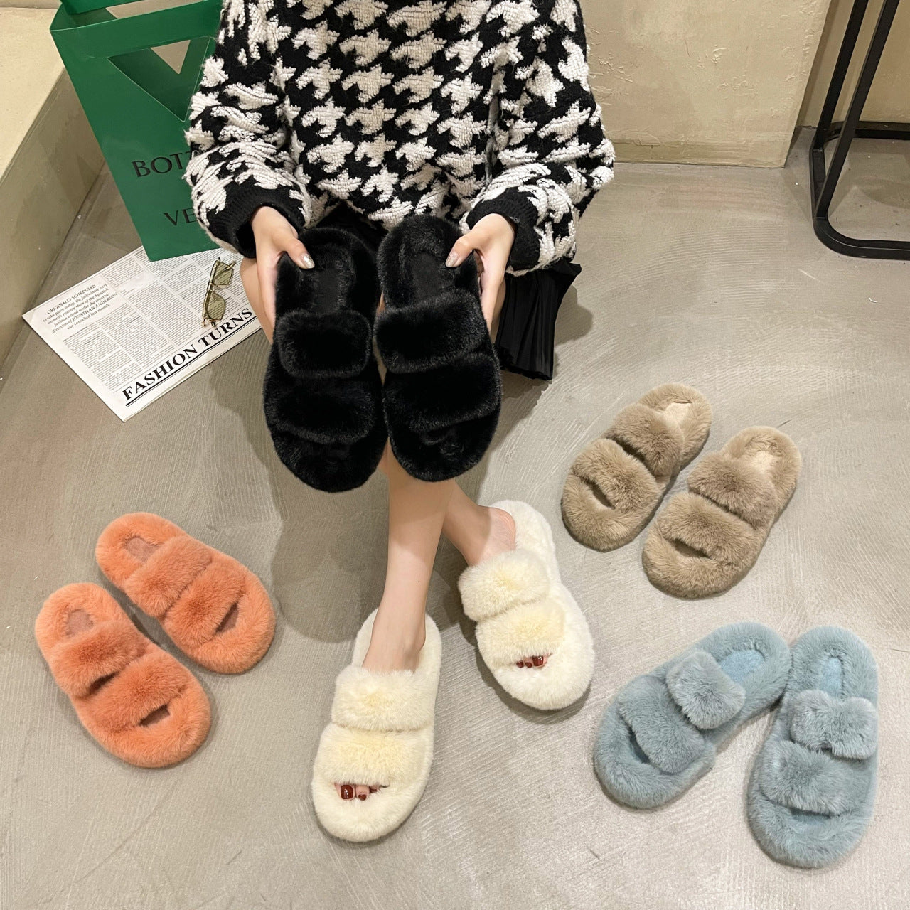 Ultra Soft Fuzzy Bedroom Slippers
