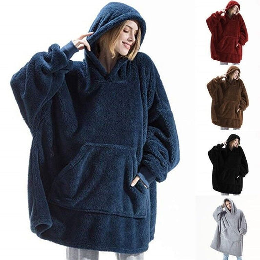 Oversized Cozy Hoodie Blanket